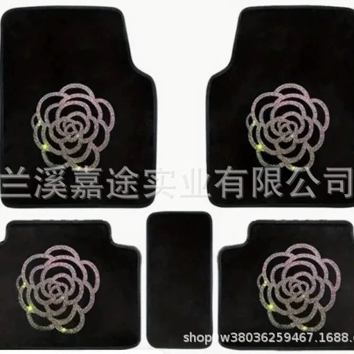 Amazon EBAY специализируется на автомобильных бриллиантовых трехмерных алмазных противоскользящих автомобильных ковриков Универсальный ковер ковер легко чистить