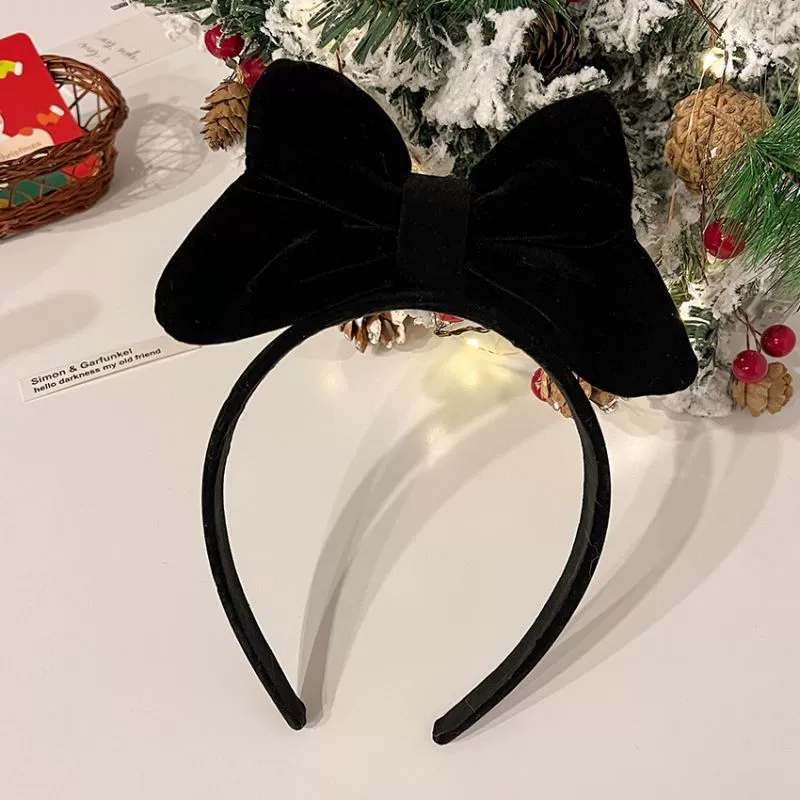 Flashing Headband Yimin, Flower-Shape Light Socket, Korean Style Plush, Blue Accent