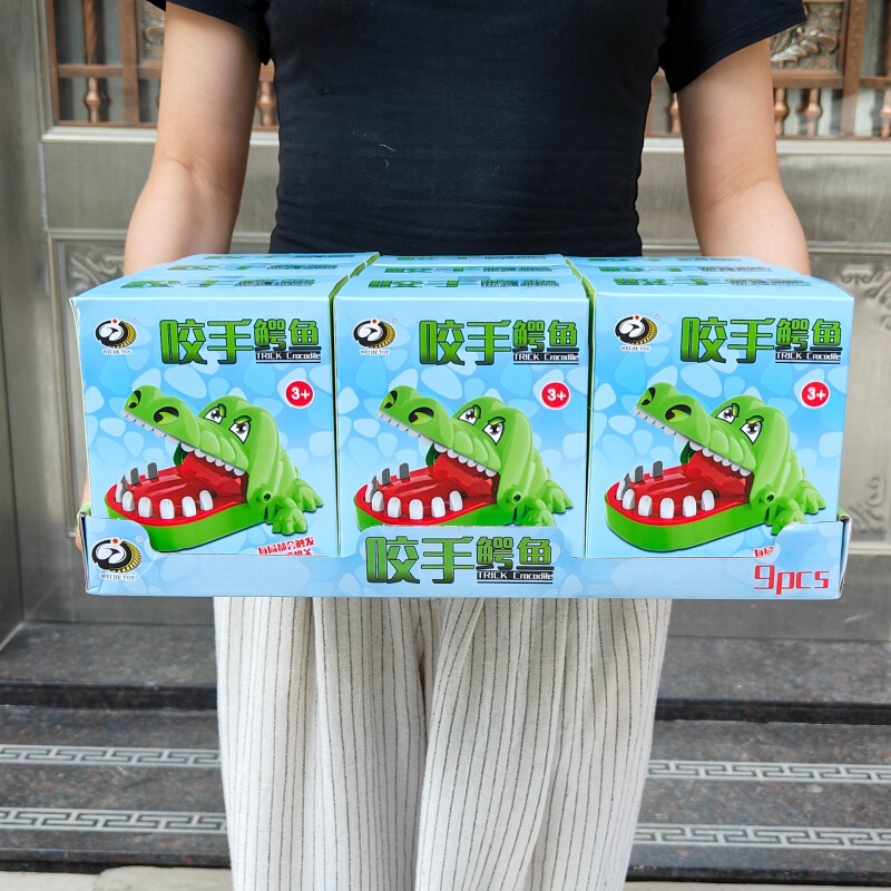 Children's Tricky Finger-Biting Crocodile Spoof Decompression Artifact Creative Parent-Child Interactive Desktop Small Toy Gift Wholesale