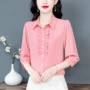 短袖中年夏季女士上衣