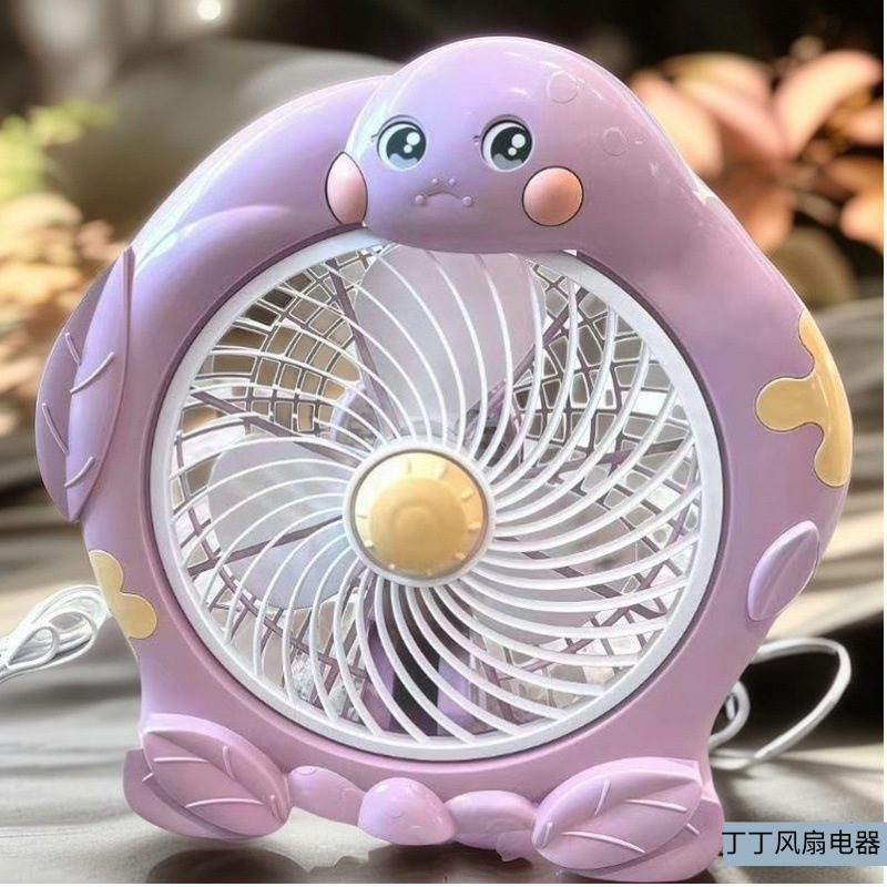 漫画扇風機デスクトップ学生寮かわいいミニファン小型軽音オフィスページファンホーム|undefined