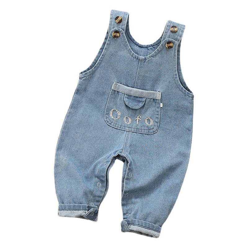 Comercio exterior transfronterizo 2025 pantalones para niños, pantalones para niños, baberos para niños, jeans, monos para bebés, ropa para niños