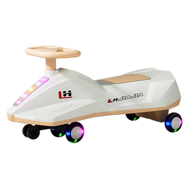 Cross-border new children's twist car silent wheel anti-rollover slip car 2-8 years old boys and girls twist car