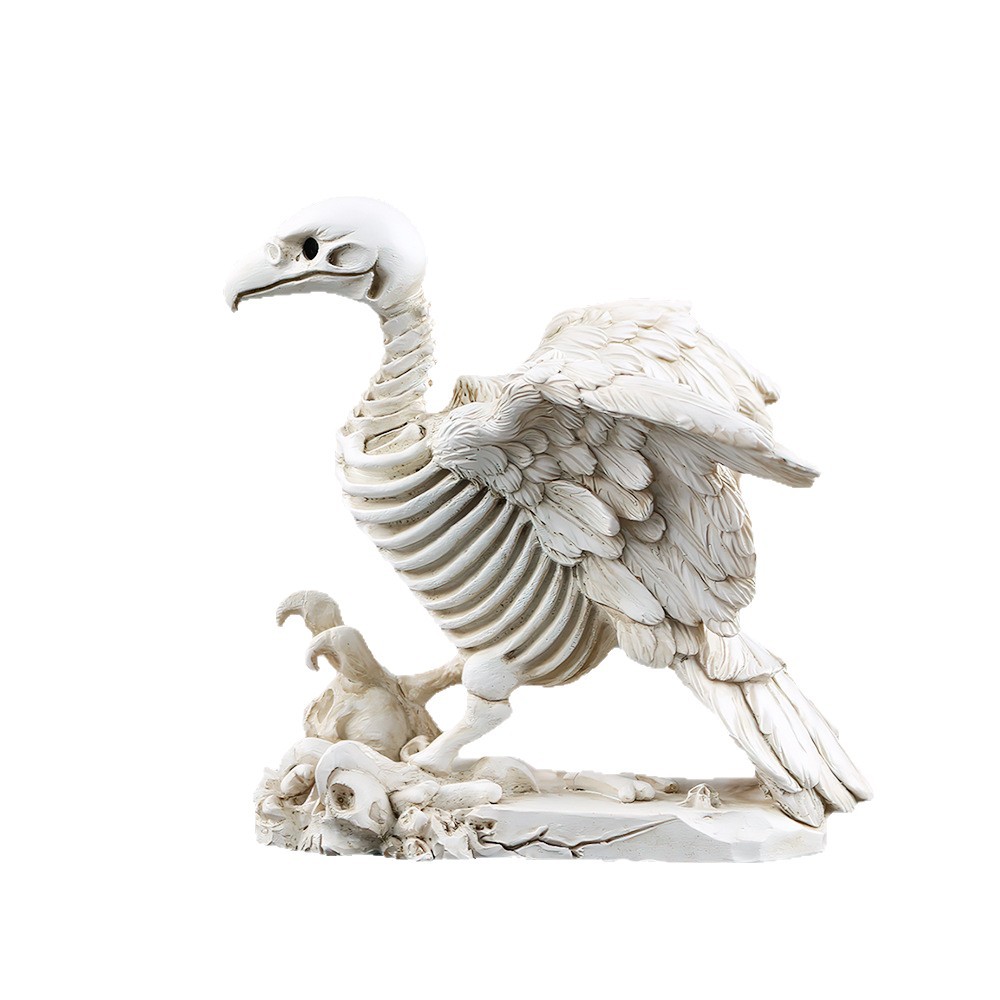  Exclusive for Skeleton Vulture Sea Eagle Sculpture Ornaments Home Festival Atmosphere Animal Specimen Collection Decoration