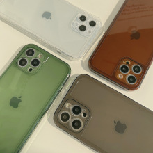 相框透明17Pro max苹果手机壳iPhon16全包XS适用13纯色8p保护套15