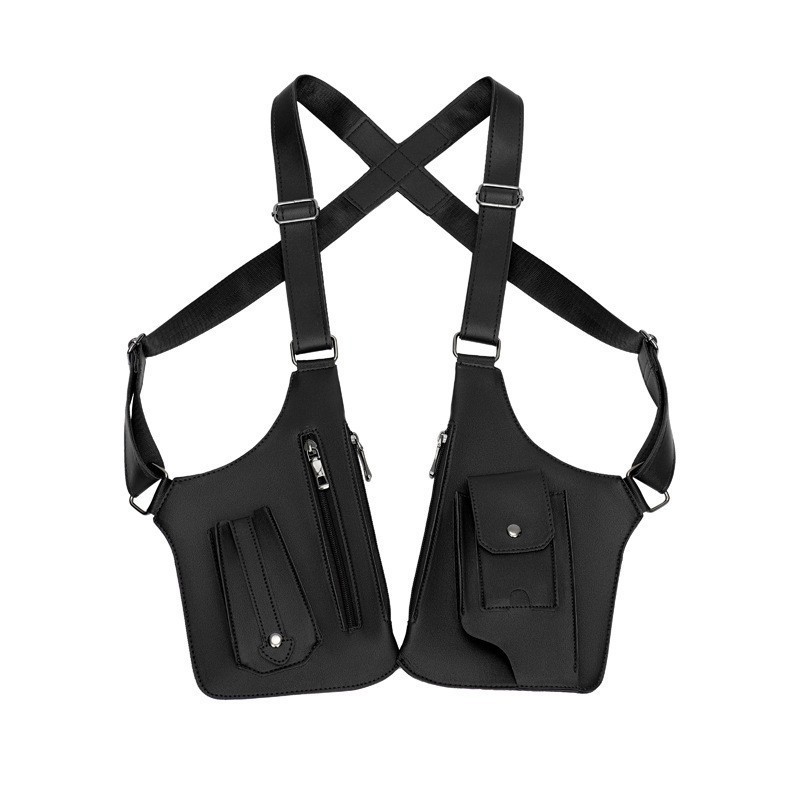 Vest Bag Tactical Chest Bag 2026 New Cross-Border Model Men's Retro Backpack Underarm Bag Multifunctional Shoulder Bag Sports
