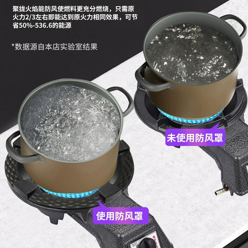 Кастрюля-панкейк на трехкольцевой конфорке торговый прилавок, яростный огонь, конфорка, огневое кольцо, защитное стекло, чугунное защитное стекло, новое изделие