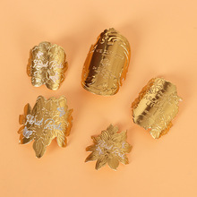 金属铝标香水香薰瓶蜡烛红酒标签贴冲压印刷铝铭牌制作