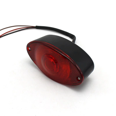 Motorcycle Harley Cruise Prince Car Modified Retro Rear Tail Light Brake Light License Plate Brake Tail Light (Tail light) - 2012-black-bulb-13cm-long-46cm-wide-65cm-high