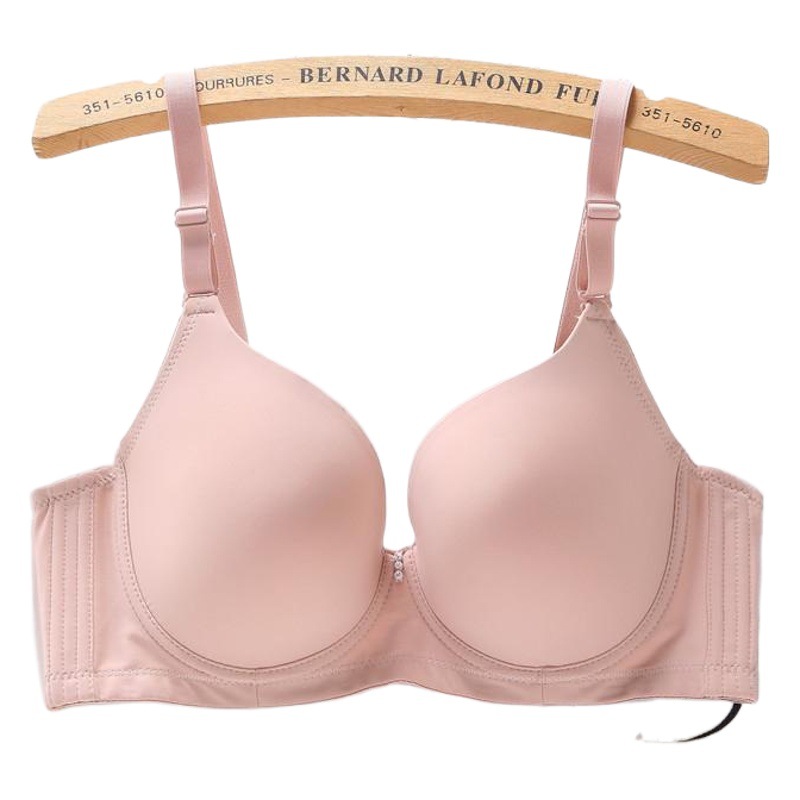 Factory Direct Sales Glossy Fat mm Large Size Simple Thin Bcd Cup Bra Adjustable Push-Up Sexy Seamless Intimates 95D