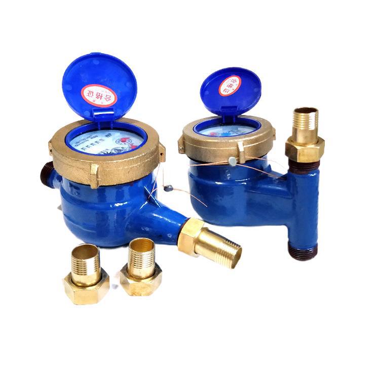 上海水表高灵敏旋翼式自来水丝扣通用智能家用4分6冷水防空转立卧