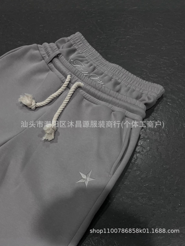 时尚百搭夏季新款美式水洗宽松时尚宽松长裤日系百搭休闲直筒裤子|undefined