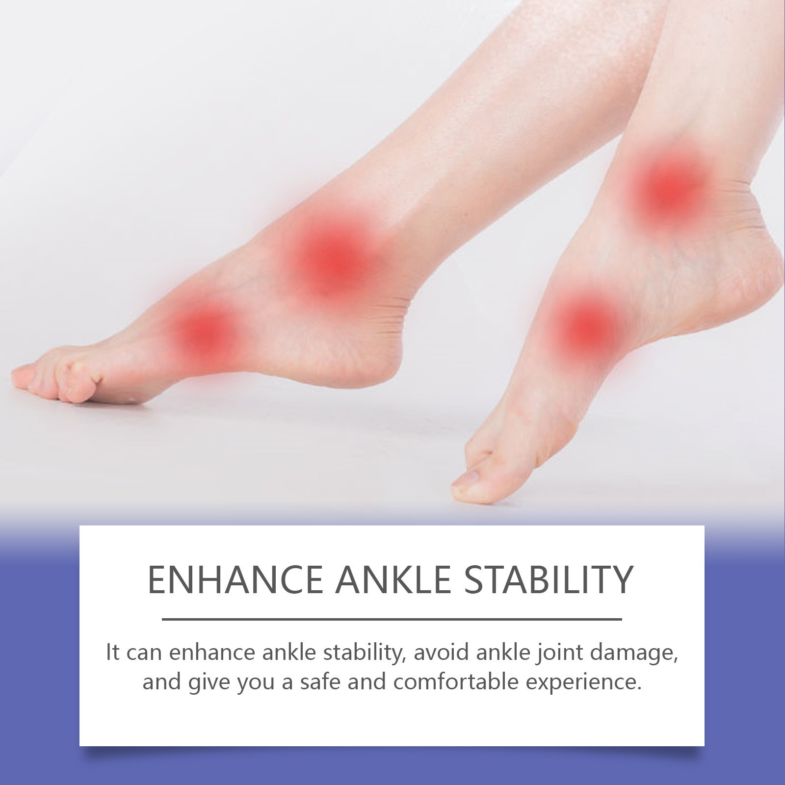 Supporto per piede, supporto per piede per sport all'aria aperta, supporto per piede, cinghia di supporto per piede_voghion.com