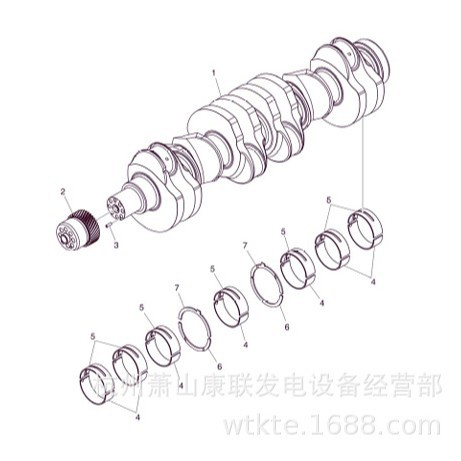 65.02115-0008B曲轴齿轮 PU126斗山