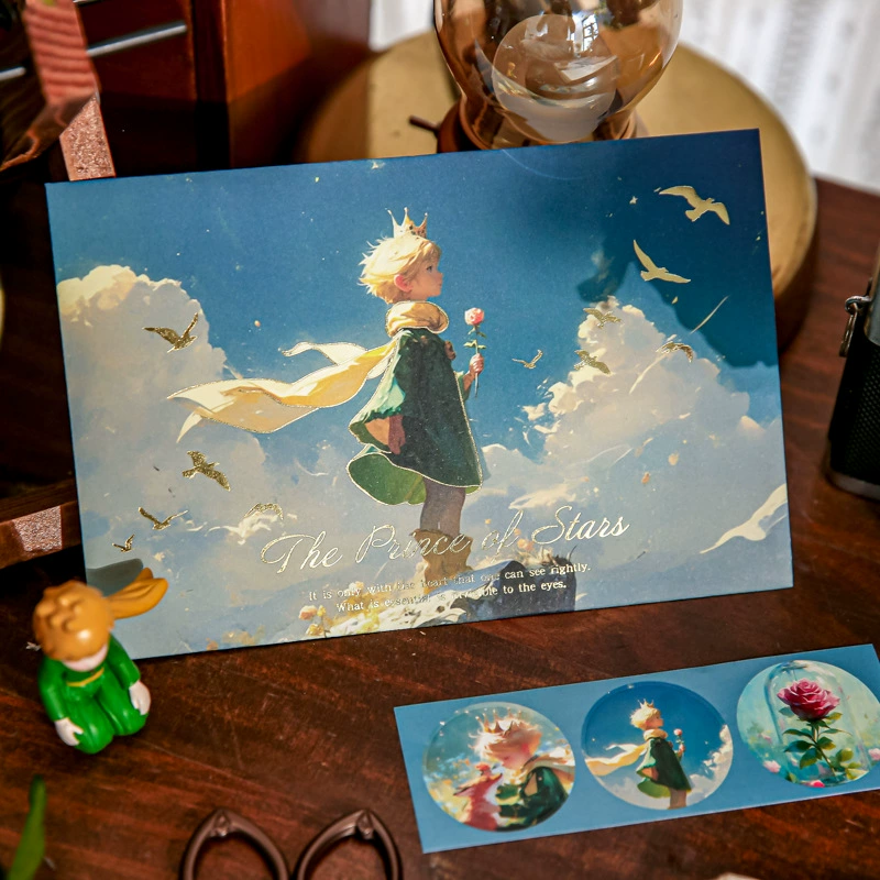 Mr. Paper Star Dream Prince Конверт Little Universe Мультяшный красивый конверт Открытка Поздравительная открытка Упаковочный конверт