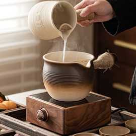 批新款围炉煮茶壶罐罐茶煮茶器大容量烤奶茶罐煮奶茶陶罐电陶炉全