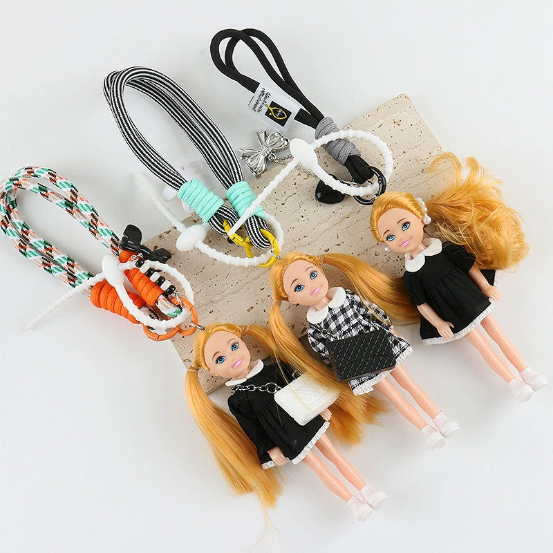 Backpack, Barbie doll, climbing pendant, keychain, Chanel style