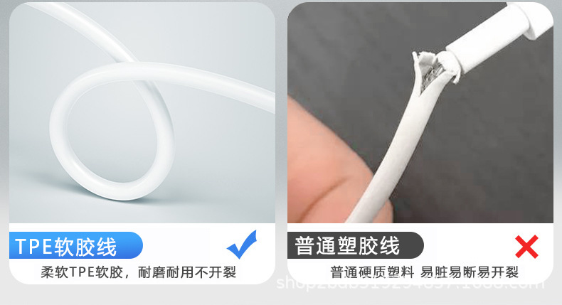 1 to 3 Fast Charging Data Cable 3-in-1 Compatible with Type-C/Micro/Apple Lightning Charging Cable