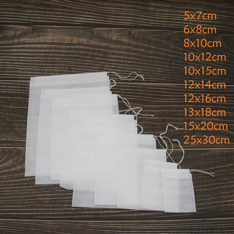 Нетканый внутренний пакетик для чая, одноразовый чайный пакетик для приправ для супа, традиционная китайская медицина, марлевый пакетик для отвара, фильтр, чайный пакетик