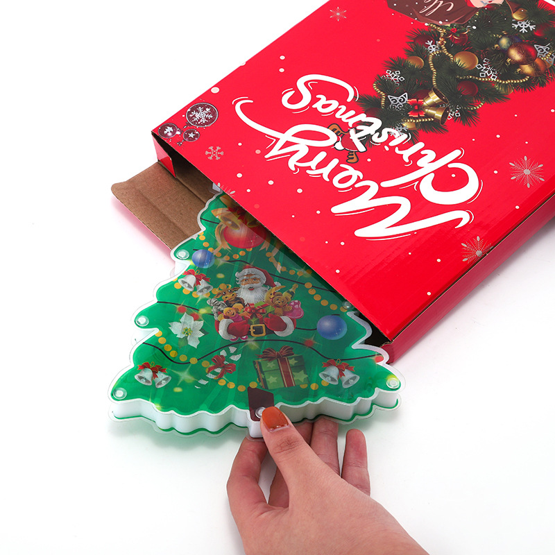 Lámpara de ventosa decorativa led de Navidad transfronteriza estrella cristal pegatinas de ventana cadena de luces al por mayor diseño de centros comerciales luces colgantes