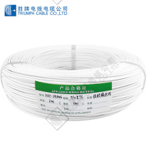 工廠直銷耐熱耐高溫玻纖尼龍硅膠編織線3122-24AWG硅膠電子線