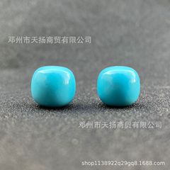 高磁器の緑の松石のゼリーの青い古い型の珠の文はアクセサリーを遊んで珠の半製品のdiy仏珠を配合してブレスレットの卸売りを編みます。