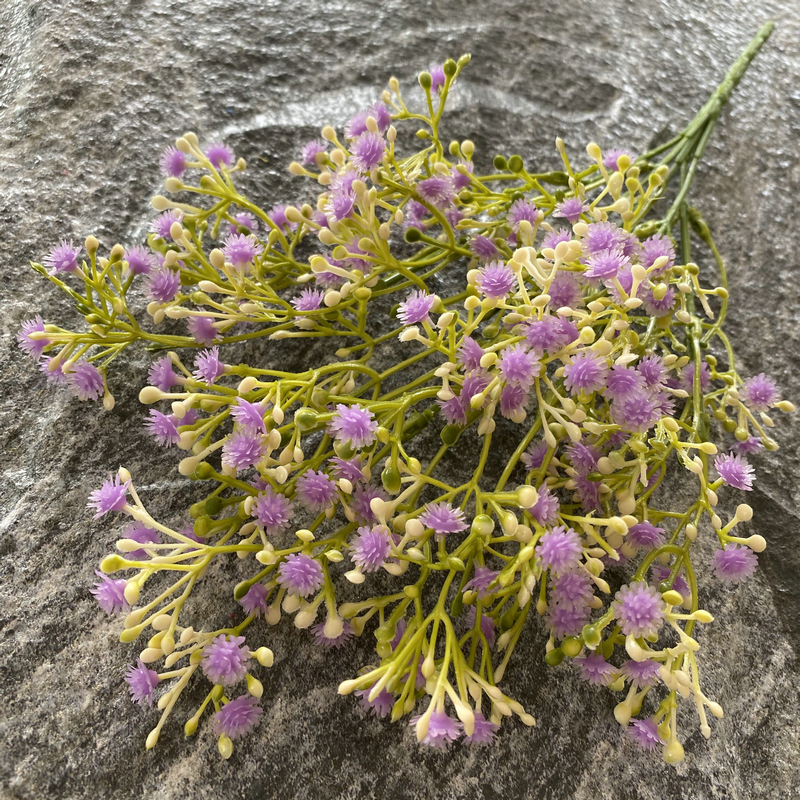 Idílico fresco 5-tenedor 150-cabeza mango pequeño ramo estrellado Estudio de tiro accesorios manojo simulación flores falsas