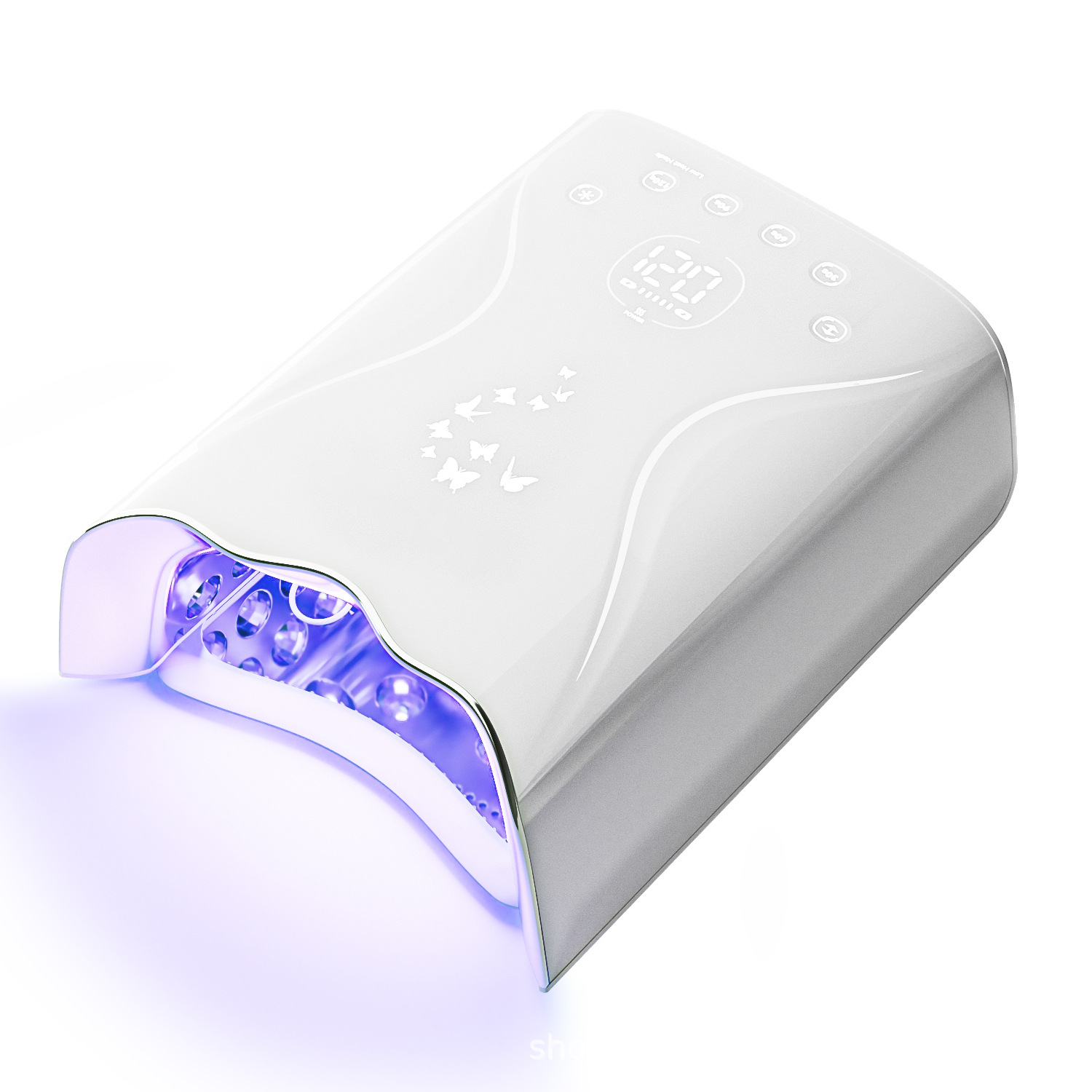 Nueva amoladora de uñas de almacenamiento de energía transfronteriza, herramienta de limpieza de armadura silenciosa sin escobillas profesional de alta velocidad, serie de mariposas explosivas