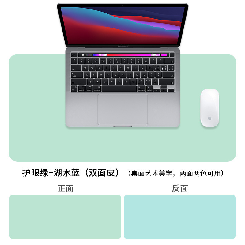 卸売り革マウスパッド超大型ロゴパターンパソコンオフィスデスクパッド防水純色マウスパッド|undefined