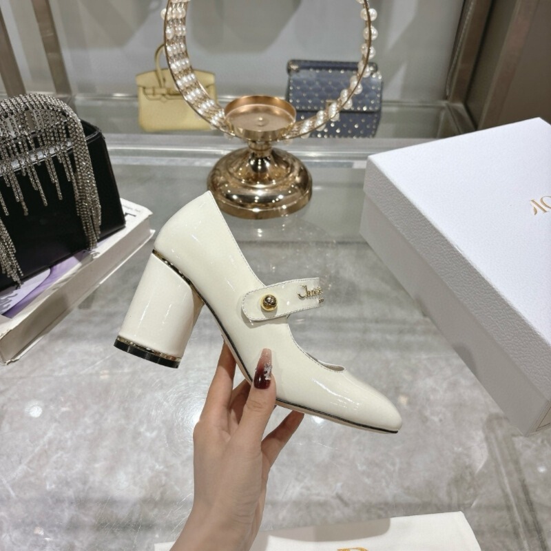 高端品质2025新款真皮法式玛丽珍时尚优雅方头粗中跟一字带女单鞋|undefined