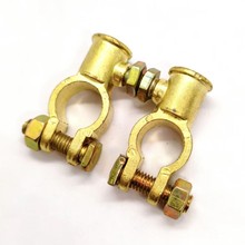 供应黄铜电瓶夹汽车电瓶桩头蓄电池卡子通用电瓶端子充电夹电池头