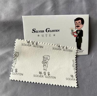 Silver cleaning cloth Two-sided Flannel Wiping silver cloth have more cash than can be accounted for Wiping silver cloth Silver cleaning cloth silver polishing cloth Can be set size LOGO