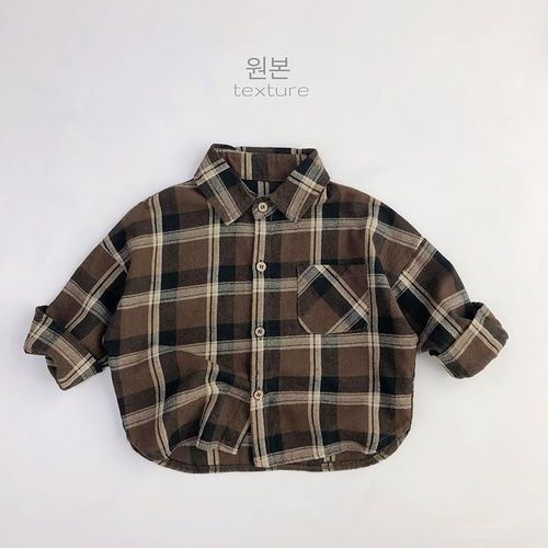 Men's Shirt Checkered 2025 New Spring Outfit Long Sleeve Children's Trendy Top Boy Cool Stylish Autumn/Winter Jacket Shirt