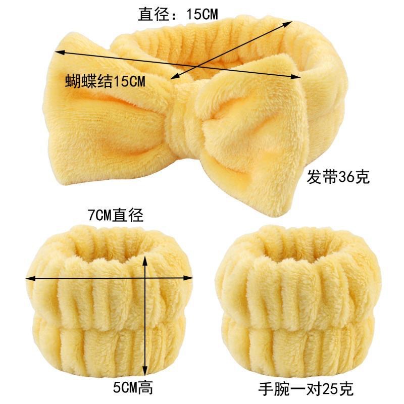 Amazon popular banda de pelo de las mujeres cara impermeable correa de muñeca traje arco simple banda de pelo accesorios para el cabello cabeza