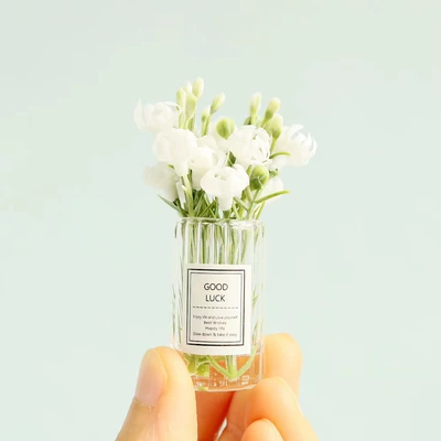 Car ornaments ornaments net red flower - tall-bottle-jasmine-white-including-traceless-double-sided-tape