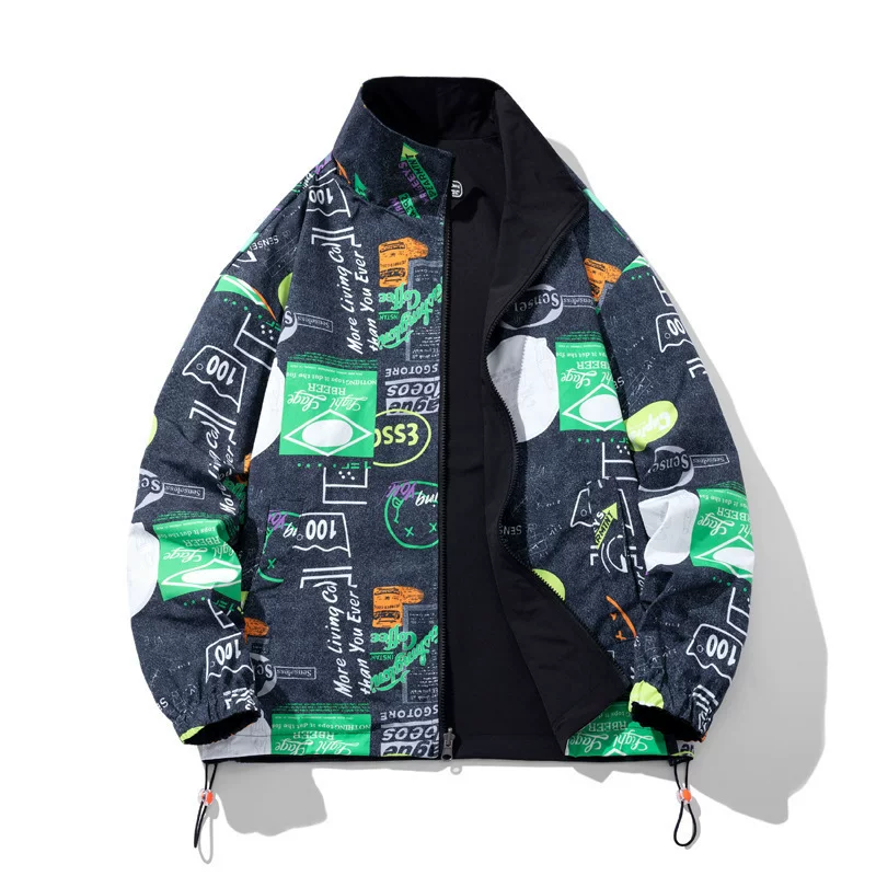 Men's double-sided universal spring jacket, trend of season, high-quality style