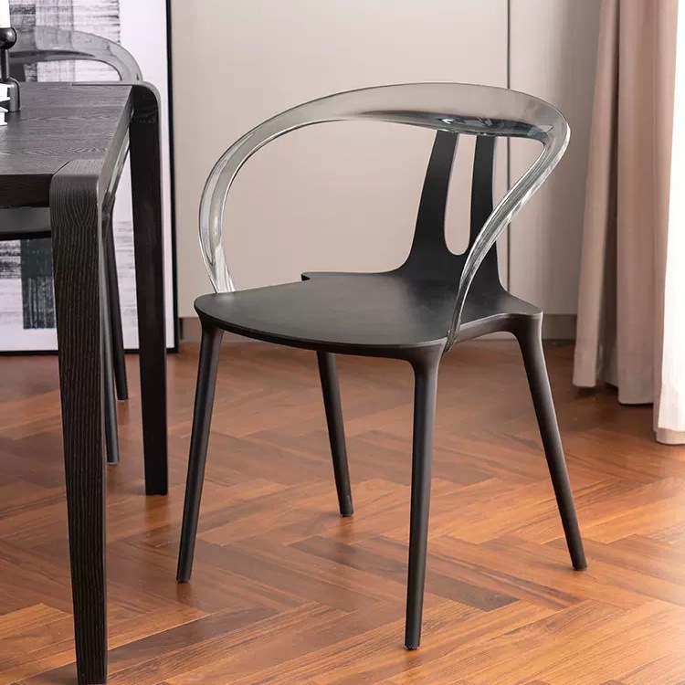 Carefully Selected Nordic French Transparent Chairs, Fashionable Armchairs, Acrylic Dining Chairs, Internet Celebrity Chairs, Simple Backrest Chairs, Creative Ideas