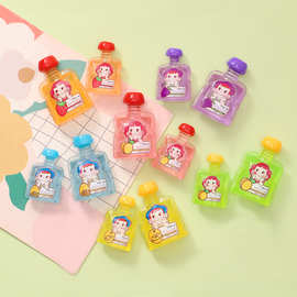 卡通立体吸吸果冻仿真饮料微缩食玩diy奶油胶钥匙扣配饰儿童玩具