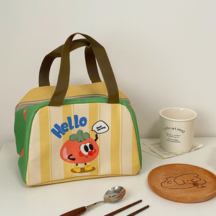 Insulated Lunch Box Bag Portable Office Student Large Capacity Rice Bag Portable Oil-proof Waterproof Lunch Box Aluminum Foil Donglong