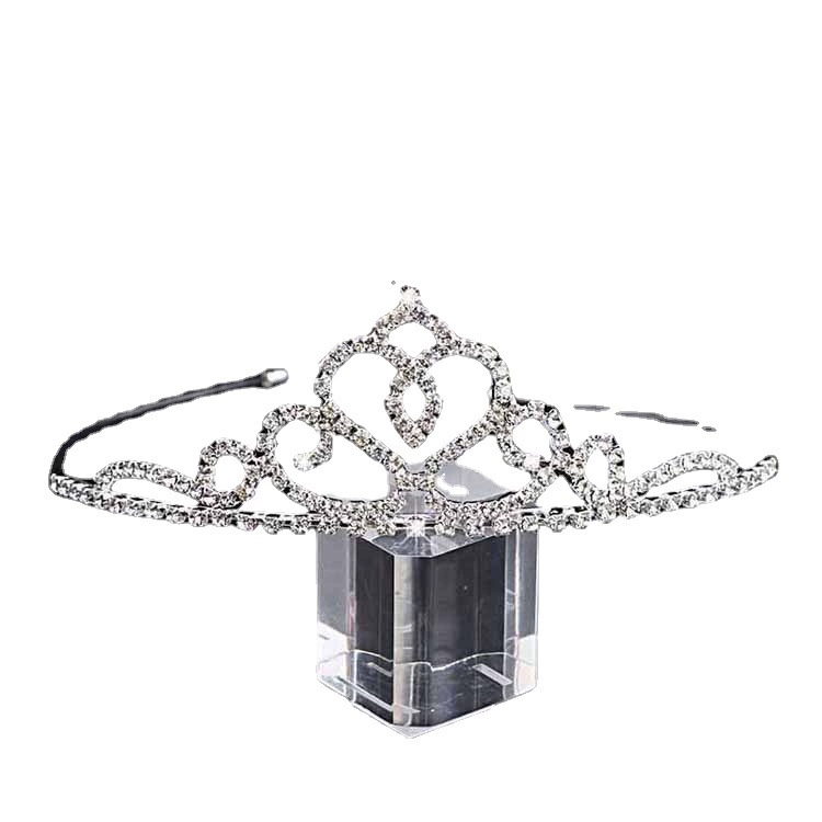 Детское украшение для прически принцессы, объемная tiara, корейский стиль, для выступлений