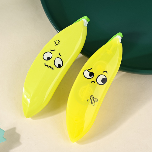 Creative Banana Style Correction Belts for High-Looking Students Homework Correction Belts for Back-to-School Season Stationery Correction Belts Wholesale