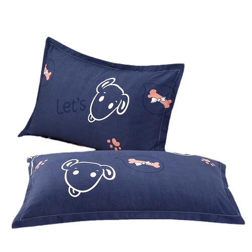 Aloe Vera Cotton Pillowcase for Single or Double Use, Household Adult Pillow Core Cover, Traveling and Street Vending, Foreign Trade Pillowcase Wholesale