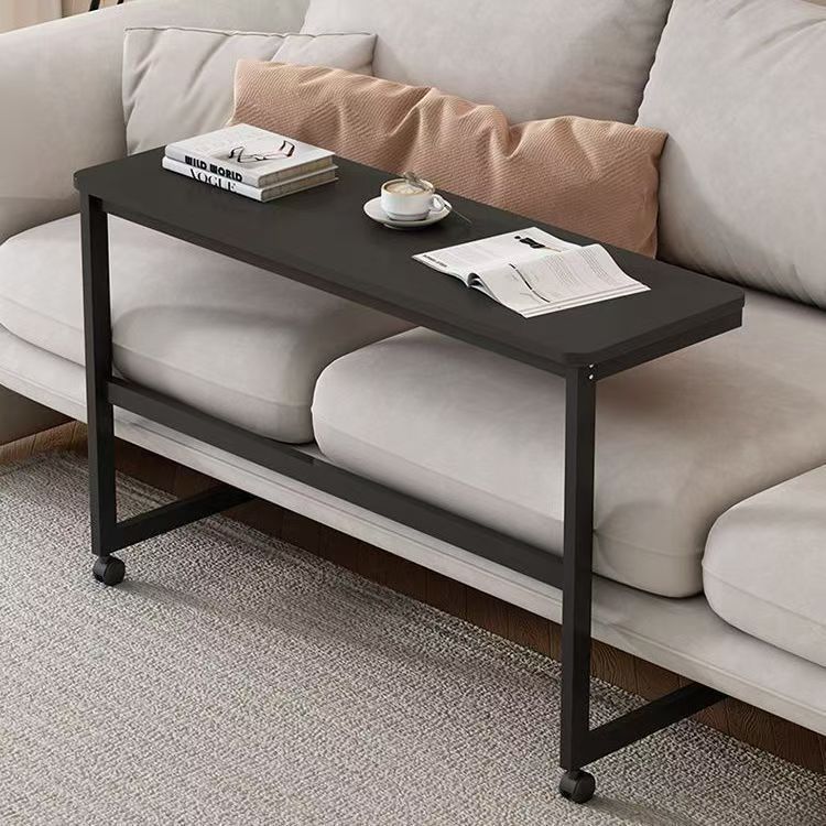 Simple Movable Side Table, Home Desk, Minimalist Bedroom Small Apartment Computer Desk, Bedside Small Table, Rectangular Shape