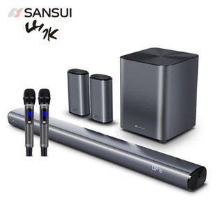 Sansui/Shanshui DV-95Q wireless karaoke theater suit 3D surround living room TV feedback wall audio