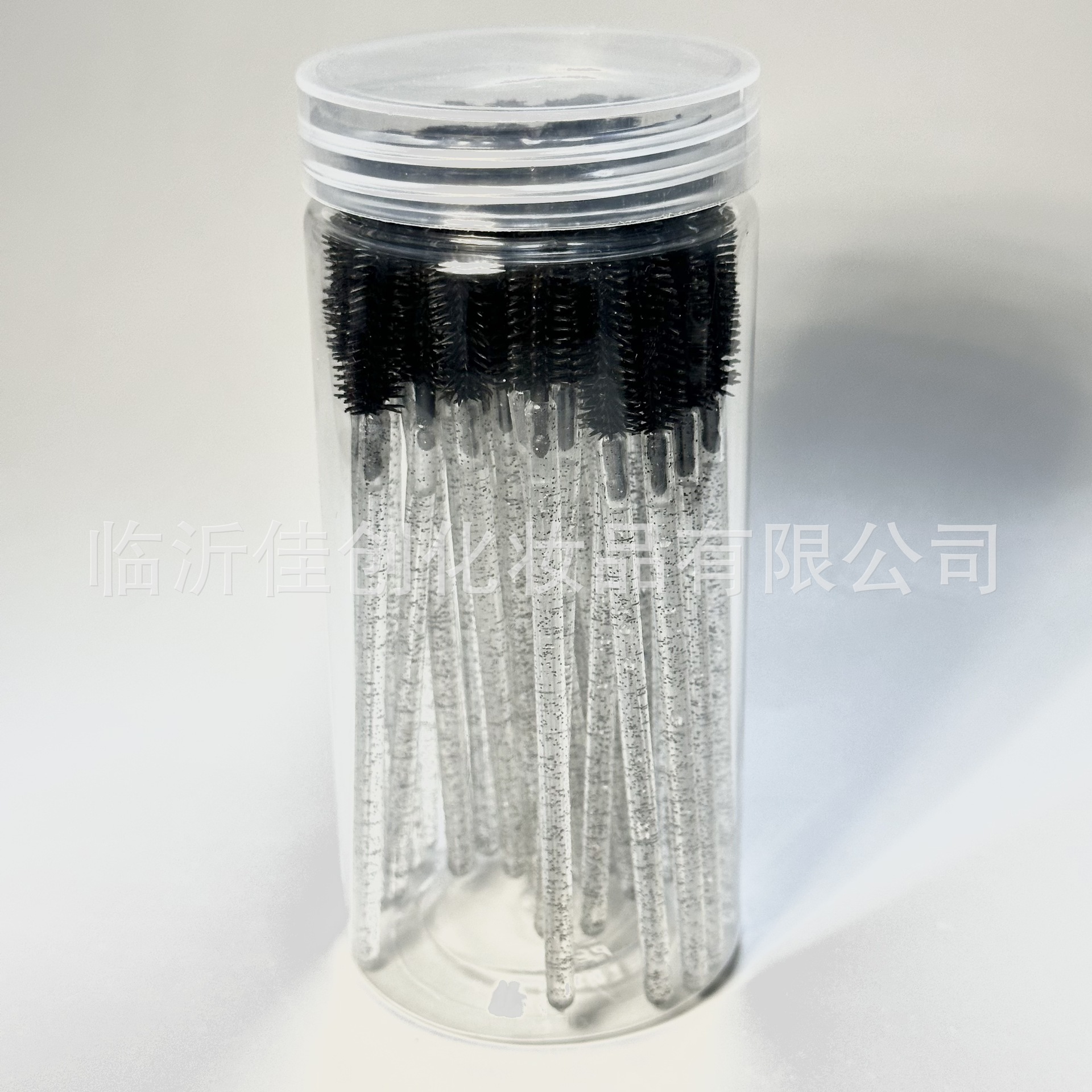 Cepillo de pestañas con mango de cristal