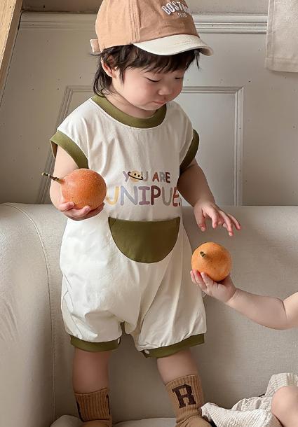 [Liquidación de verano para bebés y niños] mono de bebé verano nuevo traje de bebé ligero y transpirable