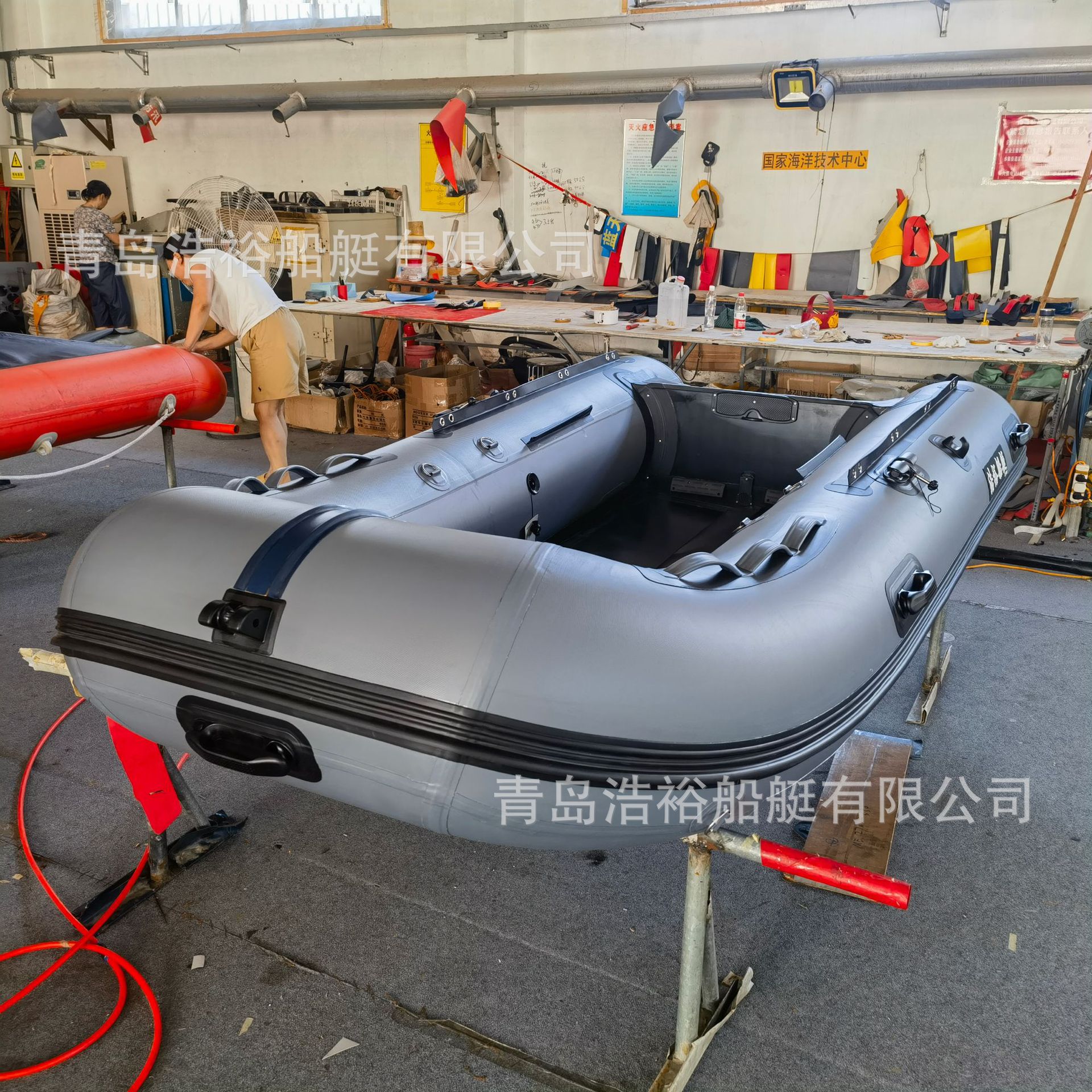 Haoyu yacht 3.3 m Korean version of widened inflatable sports boat kayak assault boat rubber boat fishing boat