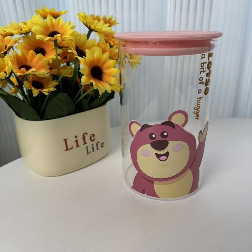 Tarro sellado Little-Disney Strawberry Bear (sin caja de regalo)