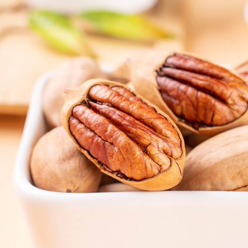 One-piece dropshipping Lin'an leisure new goods pecan cream flavor walnut nut snack factory wholesale