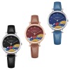 Fashionable watch for elementary school students, round fan, for secondary school, Chinese style, suitable for teen